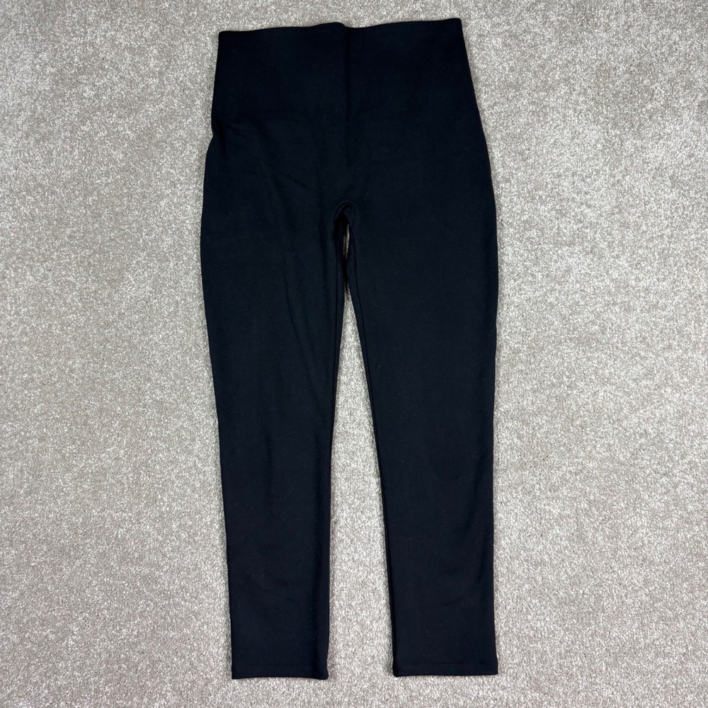 Spanx by Sara Blakely Womens Black High Waisted Leggings Size Medium M